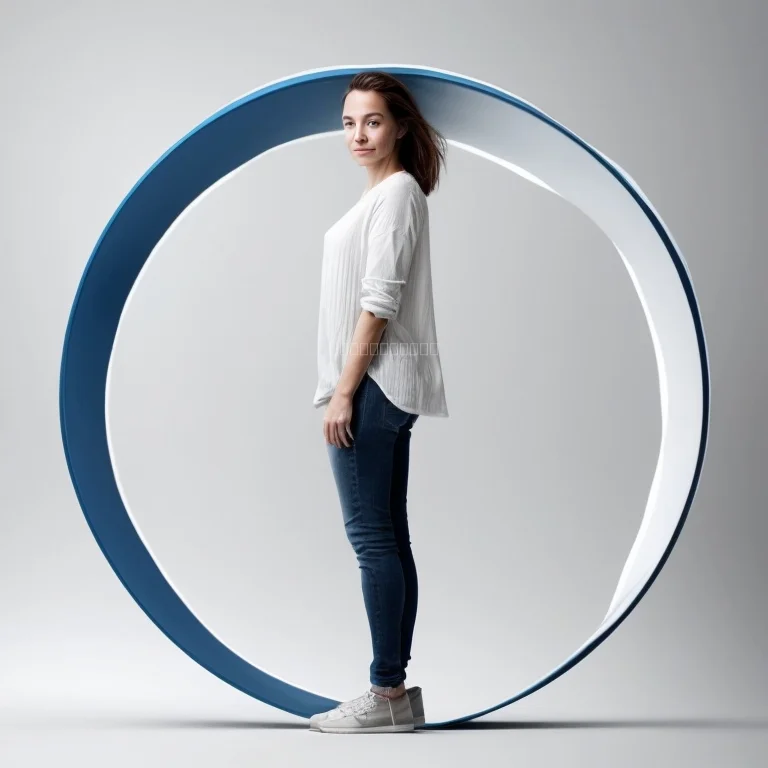 Illustration persönliches Wachstum und Mut